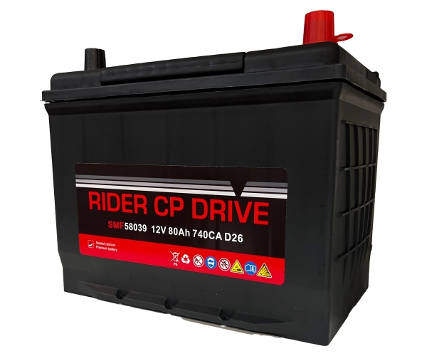 Аккумулятор Rider CP Drive 90D26L(58039) оп 80 Ач 740 А 258х172х220 борт SMF [D26]