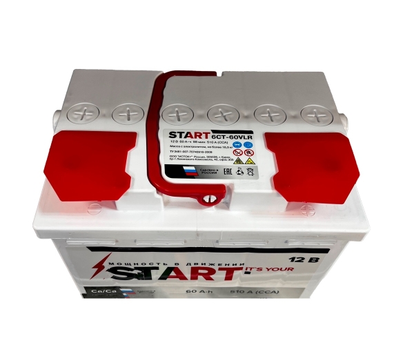 Аккумулятор START, 60 Ah, обратная полярность